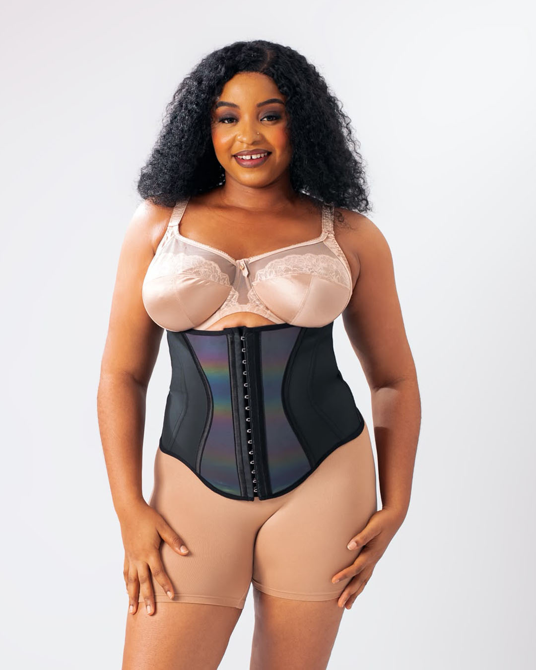 PowerSculpt Slim 11 Steel Bones High Compression Waist Trainer BEWT61011-BLK (2) PowerSculpt Slim 11 Steel Bones High Compression Waist Trainer - Image 1