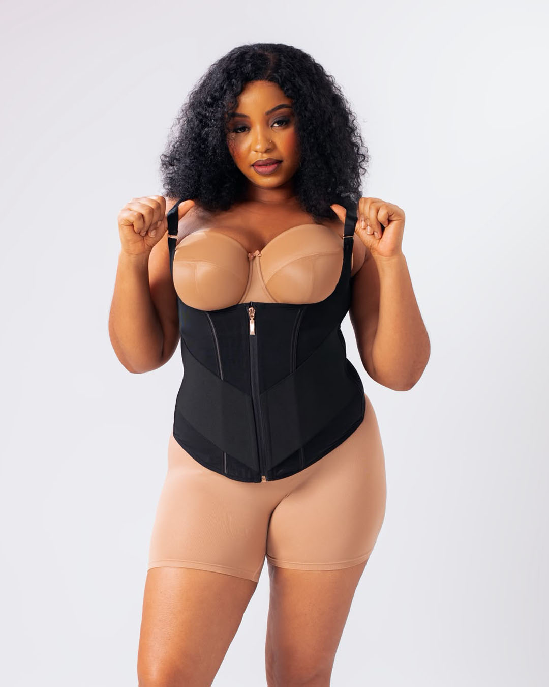 PowerSculpt Slim 7 Steel Bone Mesh Waist Cincher Vest BE61009 (2) PowerSculpt Slim 7 Steel Bone Mesh Waist Cincher Vest - Image 1