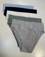 Essentials Cotton Jersey 5 Hi-Cut Briefs, LOMMO