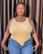 Essentials Soft Smoothing Bodysuit, Ochre