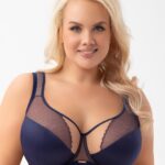 Gorsenia Luisse Full Cup Bra, Navy