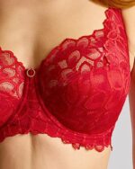 Panache Allure Full Cup Bra, True Red - Image 6