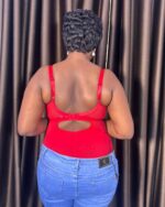 Panache Ana Bodysuit, Salsa Red - Image 6