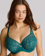 Sculptresse by Panache Sophia Full Cup Bra, Teal Blue