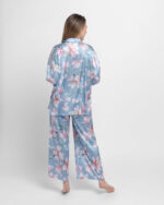 DORINA BELLA SATIN PJ LONG PANTS & SHIRT - Image 4