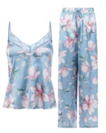 DORINA BELLA SATIN PJ LONG PANTS & SHIRT - Image 8