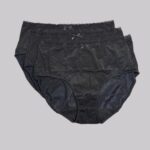 DORINA Essential Microfibre 3 Pack Brief, Black