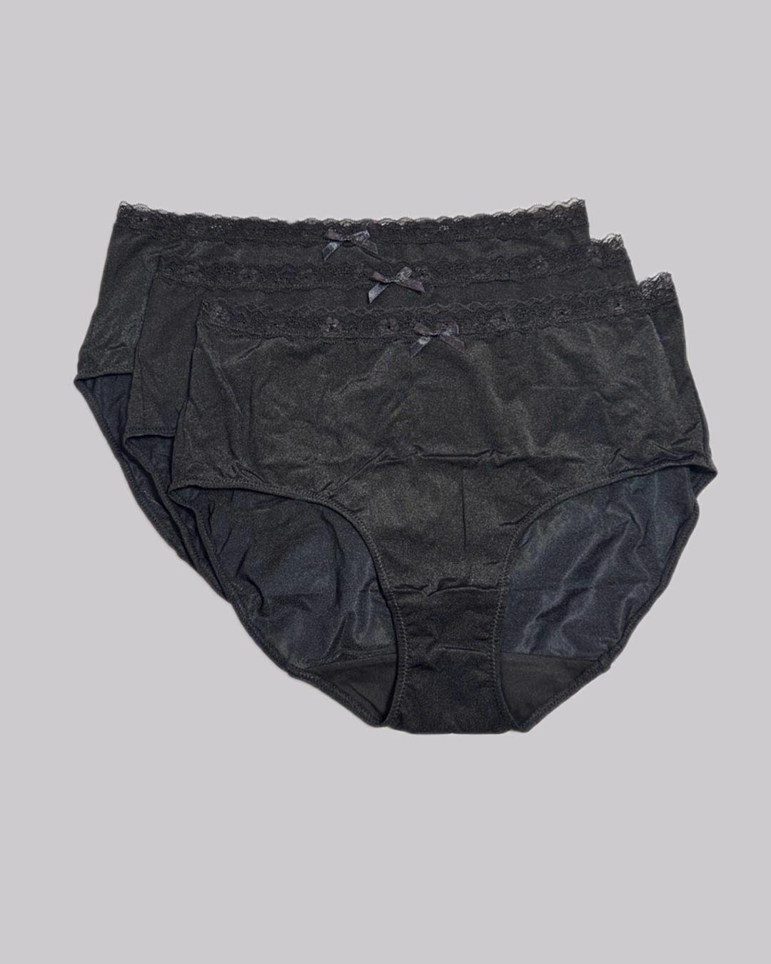 DORINA Essential Microfibre 3 Pack Brief, Black DCMI0013MI138-3X0009 (2) DORINA Essential Microfibre 3 Pack Brief, Black - Image 1
