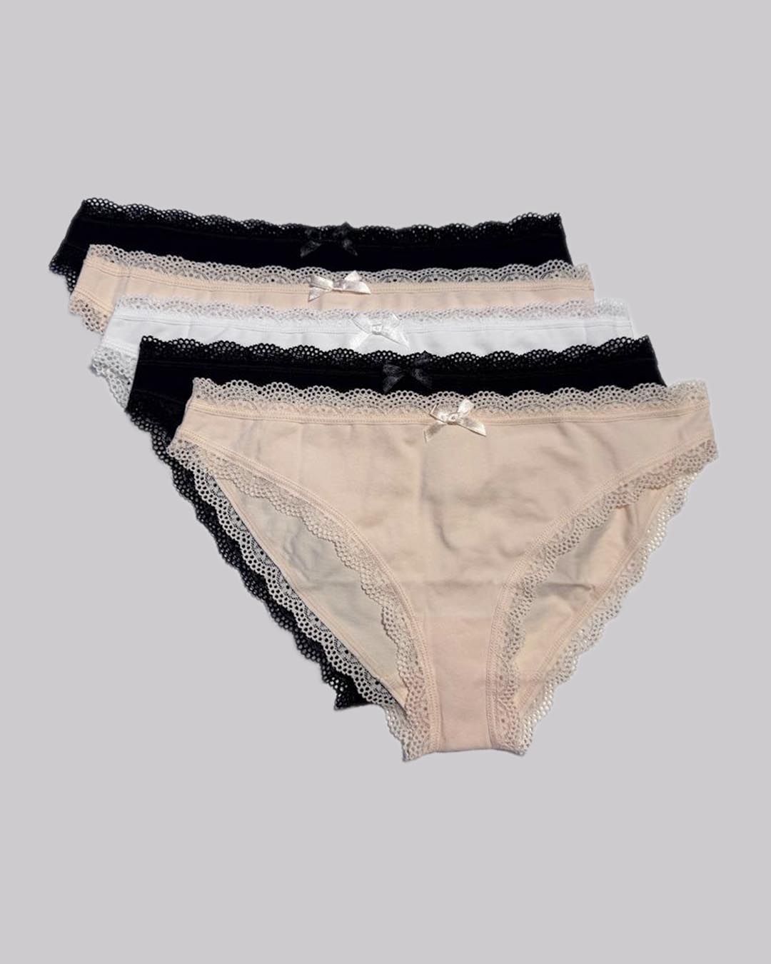 DORINA Essentials Cotton 5 Pack Brazilian BWB DCBZ0006CO035-5X0039 (2) DORINA Essentials Cotton 5 Pack Brazilian BWB - Image 1
