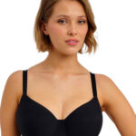 Freya Essentially Smooth Moulded Balcony T-Shirt Bra, Black