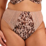 Elomi Lucie High Leg Brief, Wildcat