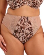 Elomi Lucie High Leg Brief, Wildcat