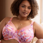 Goddess Kayla Full Cup Banded Bra, Coral Petal
