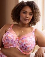 Goddess Kayla Full Cup Banded Bra, Coral Petal