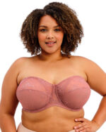 Goddess Verity Underwire Strapless Bra, Rosewood - Image 2