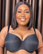 Freya Essentially Smooth Moulded Balcony T-Shirt Bra, Black - Image 5