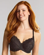 Panche Evangeline Full Coverage Bra, Black - Image 2