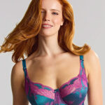 Panache Clara Full Cup Bra, Teal Magenta