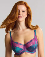 Panache Clara Full Cup Bra, Teal Magenta
