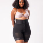 PowerSculpt Slim High Waisted Tri-Band Butt Lifter Shaping Shorts