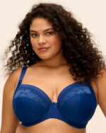 Elomi Nerina Stretch Plunge Bra, French Navy
