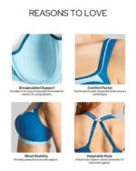Panache Wired Sports Bra, OCean 5021F - Image 2