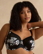 Sculptresse by Panache Bliss Full Cup Bra, Black Floral