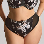 Sculptresse by Panache Bliss Brazilian, Black Floral