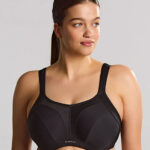 Sculptresse by Panache Non Padded Sports Bra, Black