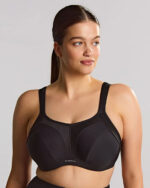 Sculptresse by Panache Non Padded Sports Bra, Black